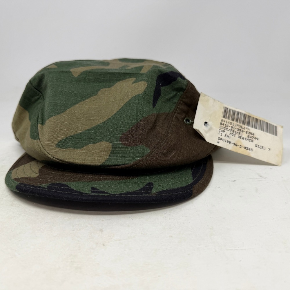 Propper International Patrol Cap Unisex Size 7 Hot Weather Woodland Camo NEW